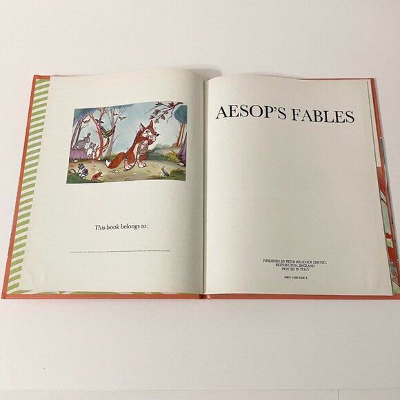 Vtg Aesops Fables Well Loved Tales Peter Haddock Book - Picture 10 of 16